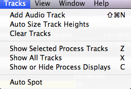 Session - Tracks Menu - Mac